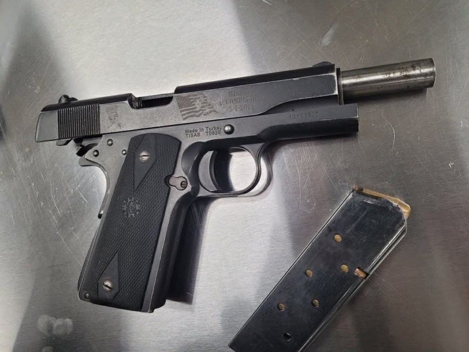 2021-11-25 OPP Tiny Township seized handgun