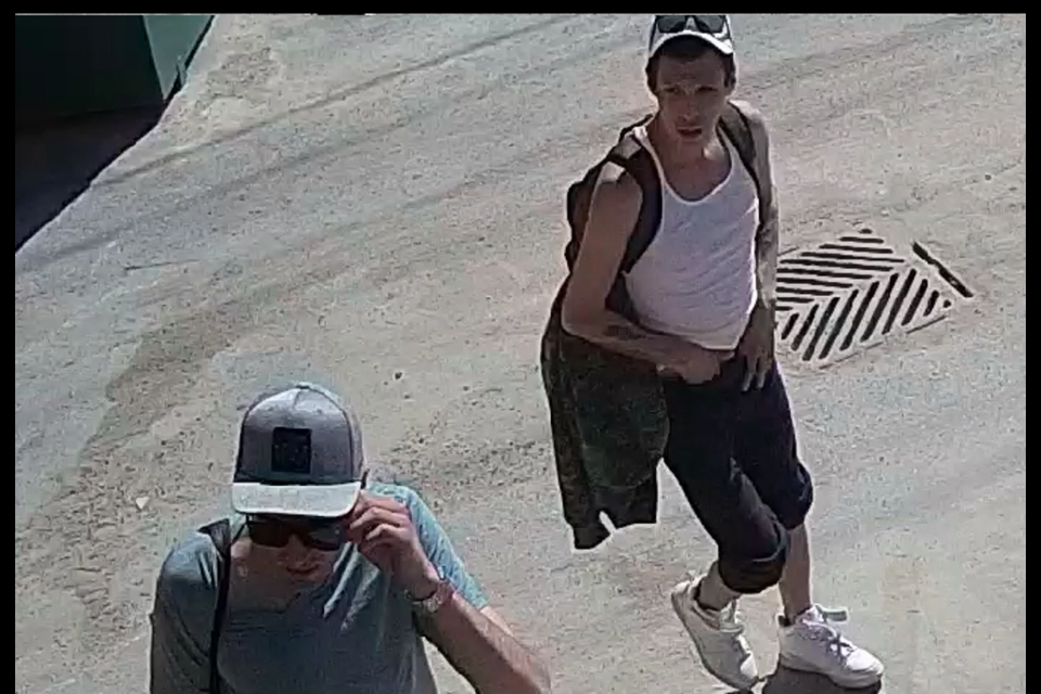 Police would like to speak with these two individuals.