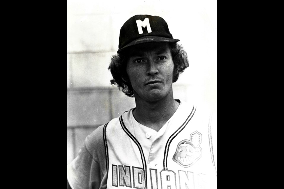 Chester Graham as a member of the Midland Indians baseball team.