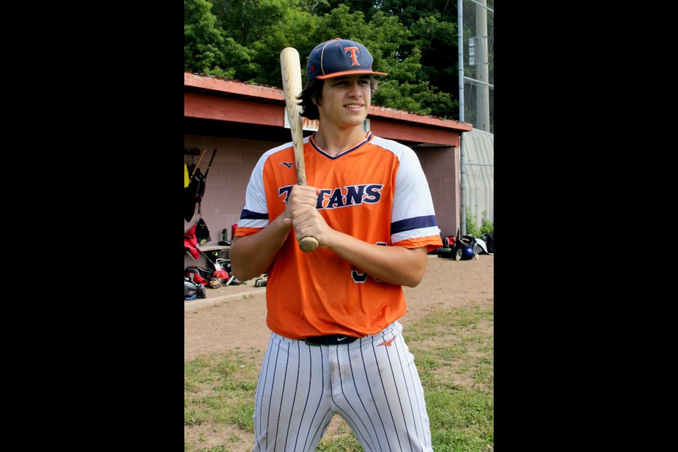 Liam Dupuis-Cundy, 16, of Penetanguishene is doing everything he can to earn a baseball scholarship and move closer to his dream of playing in the big leagues.