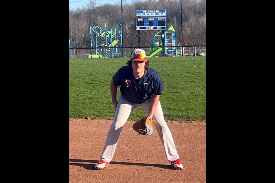 Liam Dupuis-Cundy, 17, will be playing baseball with the Orillia Royals and the U.S. Elite Nationals this summer.