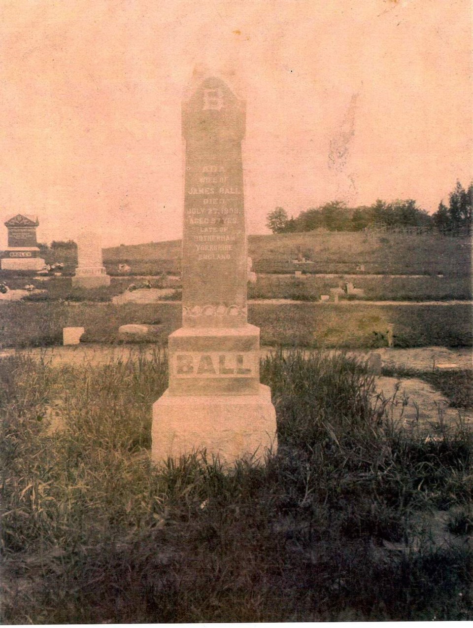 james-ball-monument-1908-lakeview-cemetery