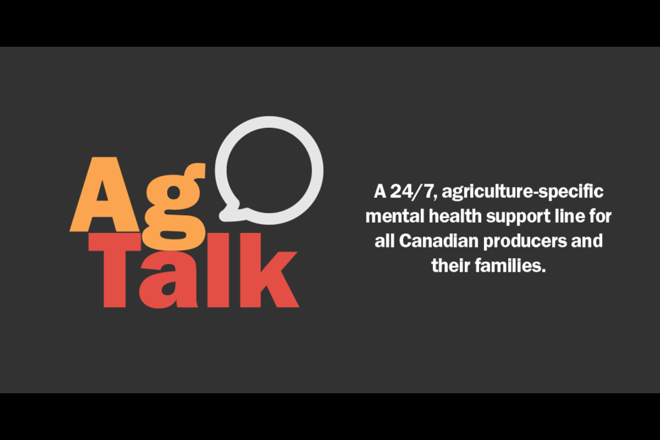 The AgTalk platform offers a safe and anonymous space for mental health support. 