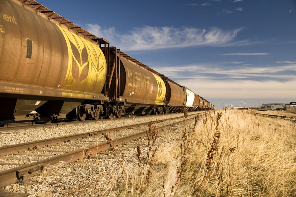 grain cars shutterstock