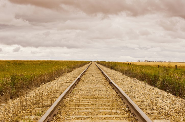 railway tracks in saskatchewan getty images