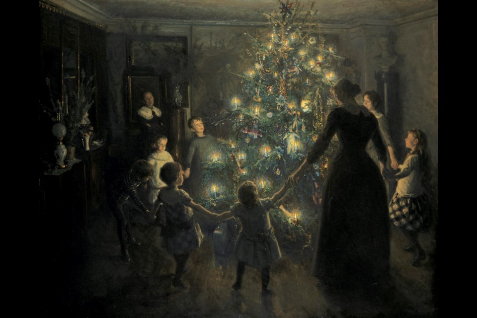 The Christmas tree tradition is said to have originated around 400 years ago in 16th Century Germany.