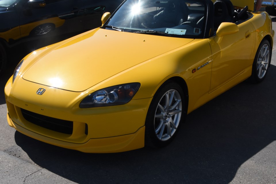 This vehicle won the “best modern car or truck” title, a 2004 Honda J2000 displayed  by Tyler Arner of Moose Jaw