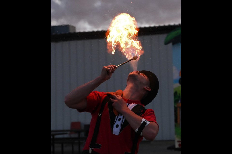 Mr Circus Breathes Fire 