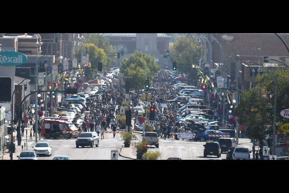 Thousands upon thousands of visitors took in the Little Chicago Show and Shine on Saturday afternoon.