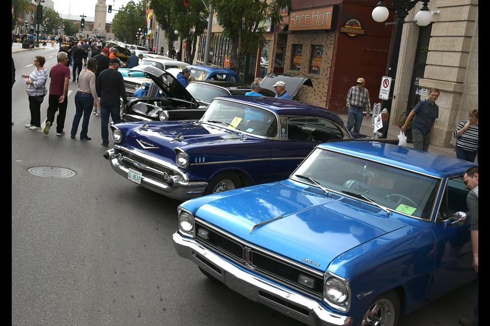 You could find vintage vehicles from almost every era on Main Street on Saturday.