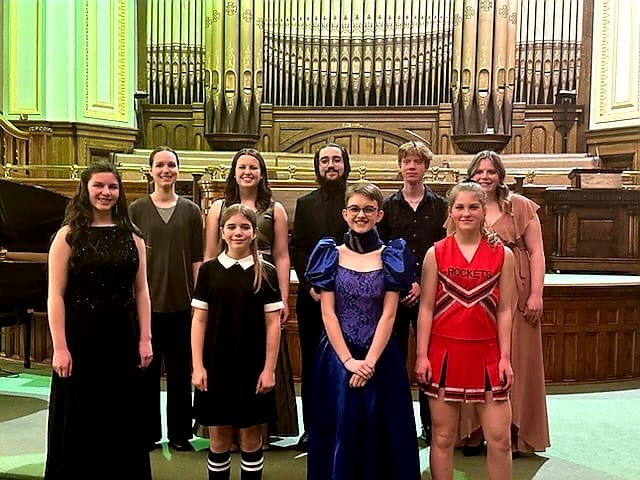 Performers at the Major Scholarships Awards competition