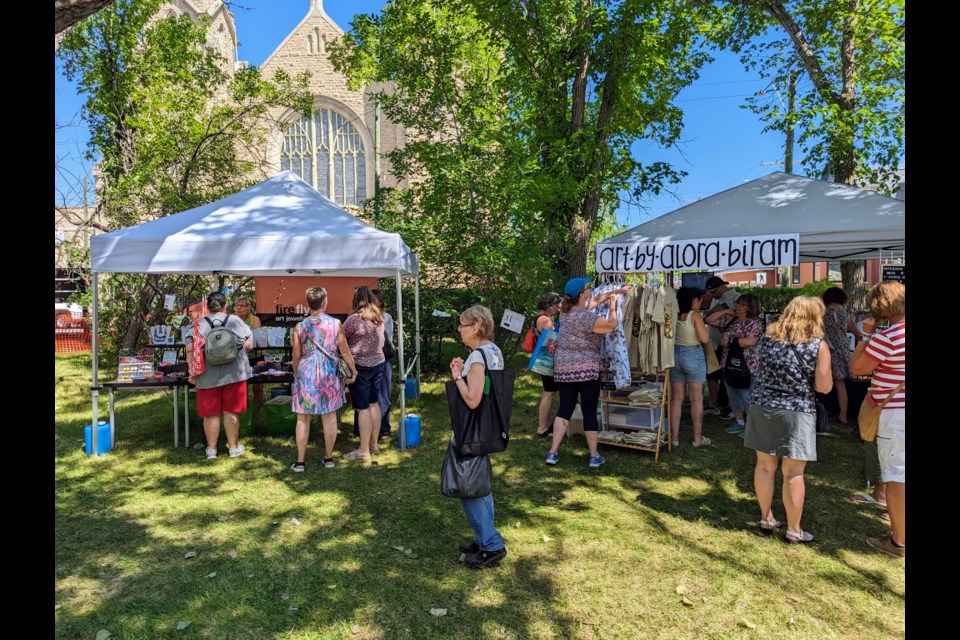 Photos from the Moose Jaw Museum & Art Gallery's annual Park Art Festival