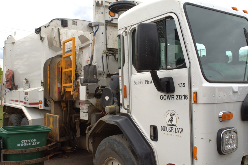 An example of a garbage truck.