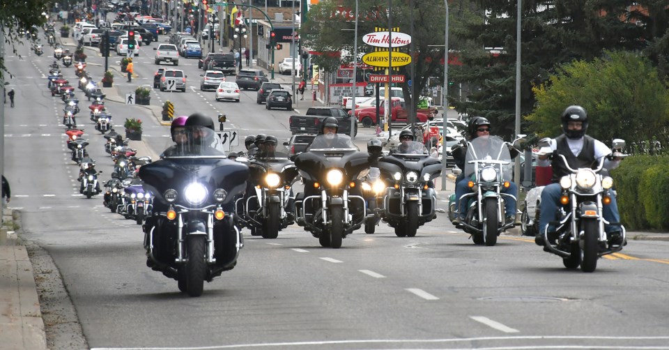 Toy Run 2022 main street