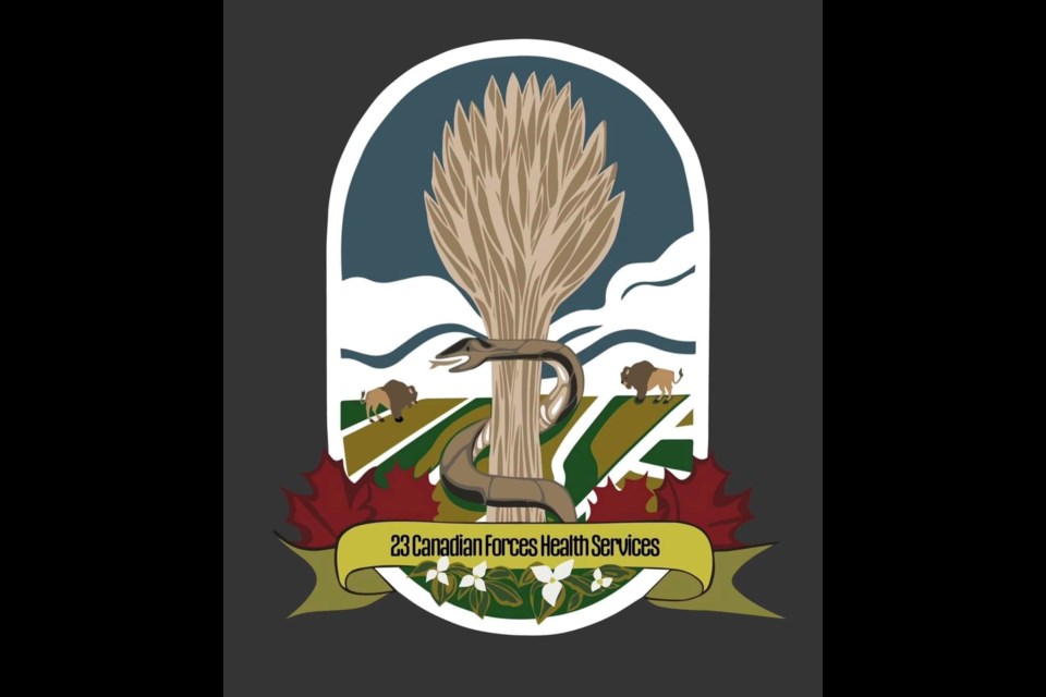The new 23 Canadian Forces Health Services crest was officially adopted in August