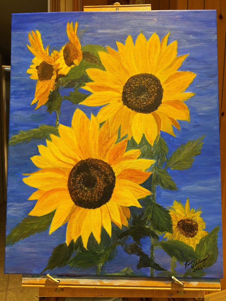 Karen Whitney Sunflowers for Ukraine