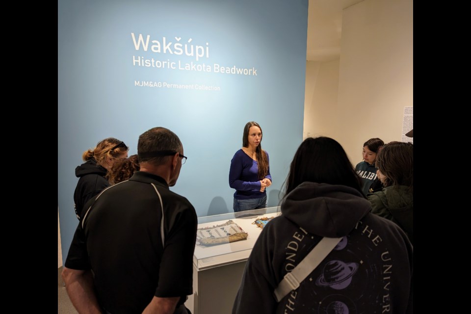 Dr. Claire Thomson explains some of the purpose, skill, and cultural significance that went into making beaded and quilled artworks