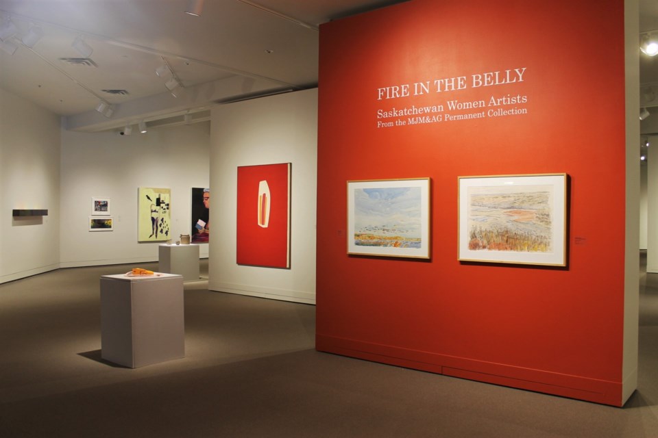 Fire in the Belly: Saskatchewan Women Artists is a female-focused exhibition currently on display at the Moose Jaw Museum & Art Gallery, featuring works from the gallery’s permanent collection. 