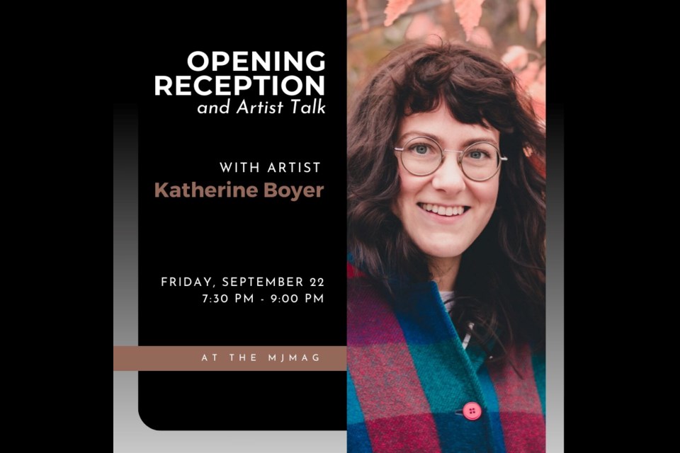 Katherine Boyer's How the Sky Carries the Sun will have its opening reception at 730 p.m. at the MJMAG on Friday, Sep. 22