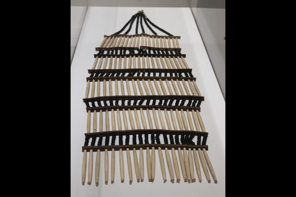 An Aboriginal artwork that was part of the Lakota beadwork exhibition. Photo courtesy Jennifer McRorie