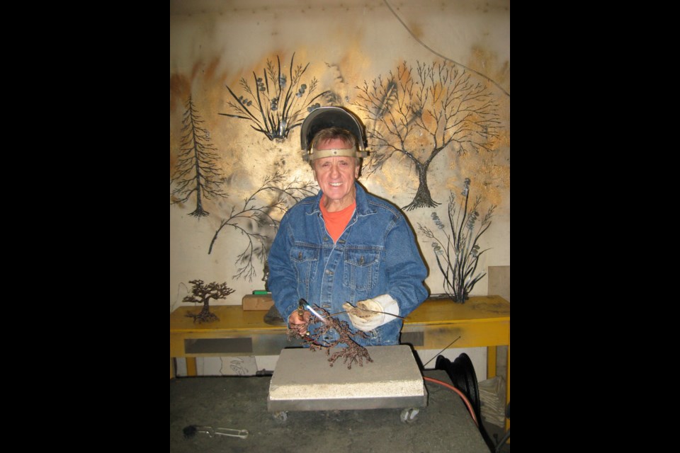 Bill Keen working on a project in his shop. Photo courtesy the Keens