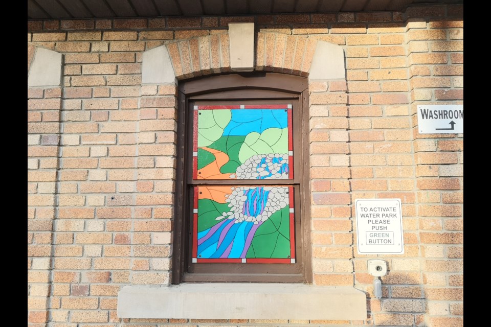 Crescent Park received a bright, new look thanks to Project 104's latest art installation unveiled Nov. 16. 