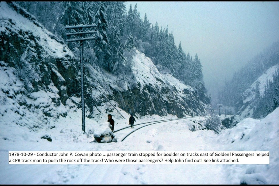 Kicking Horse Canyon, east of Golden, BC - Oct. 29, 1978