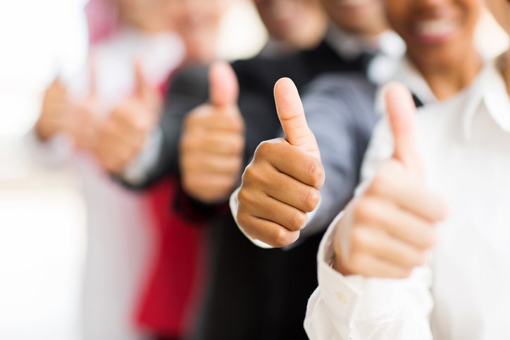 business thumbs up approval getty images