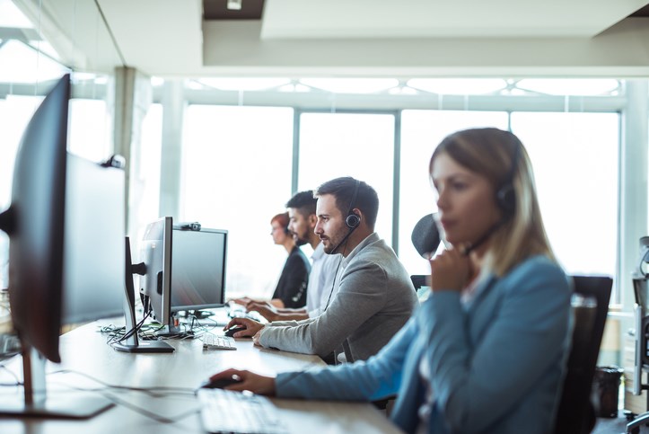 call centre operators getty images