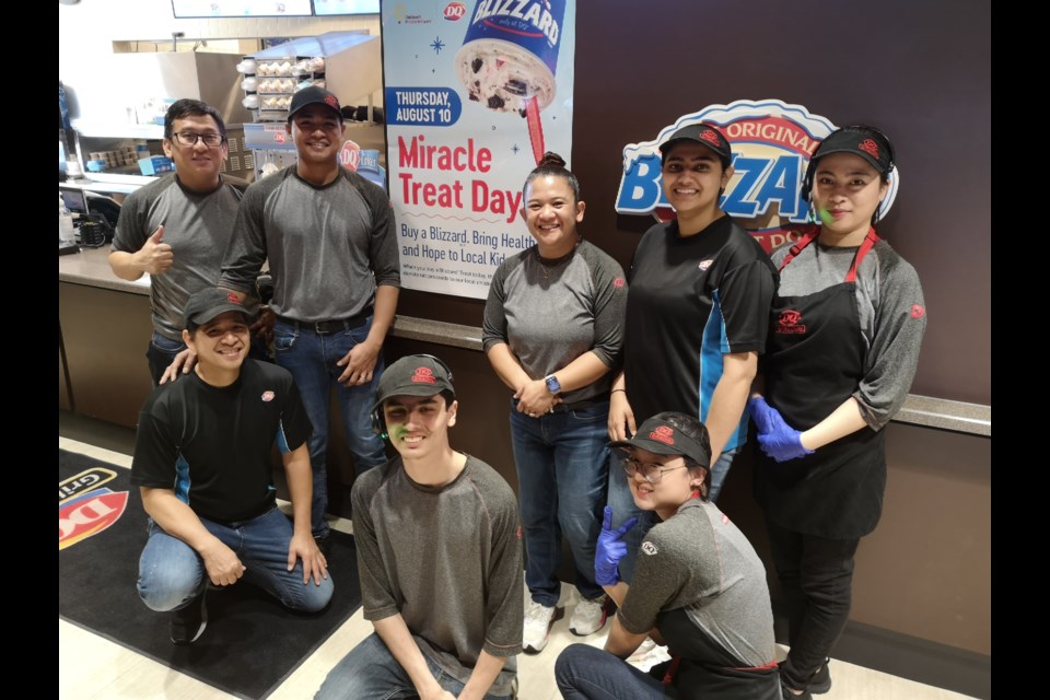 Staff picture at the DQ Main Street North location, taken July 28, 2023. 
