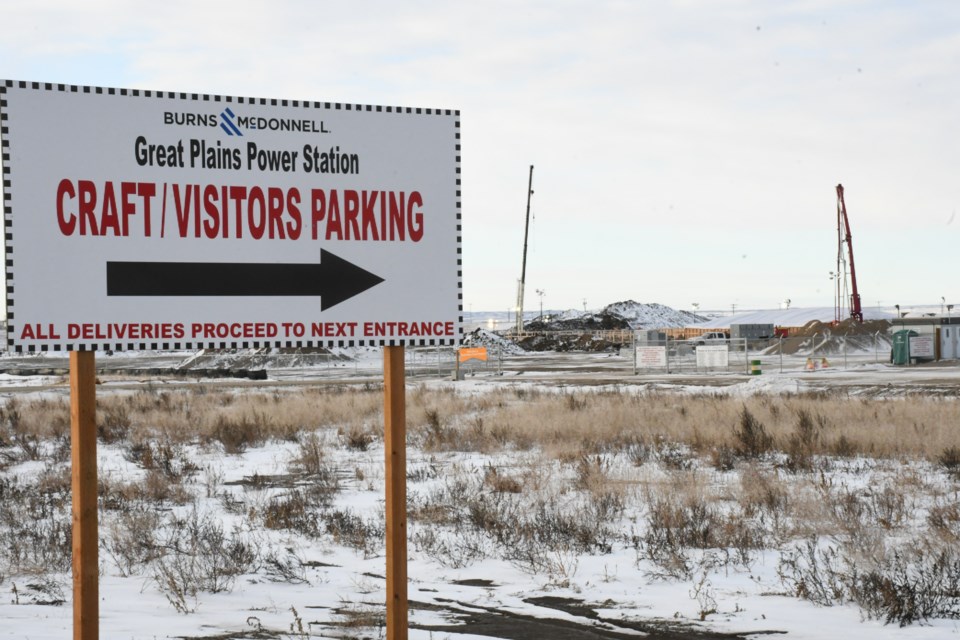 Great Plains power station winter 2021 a