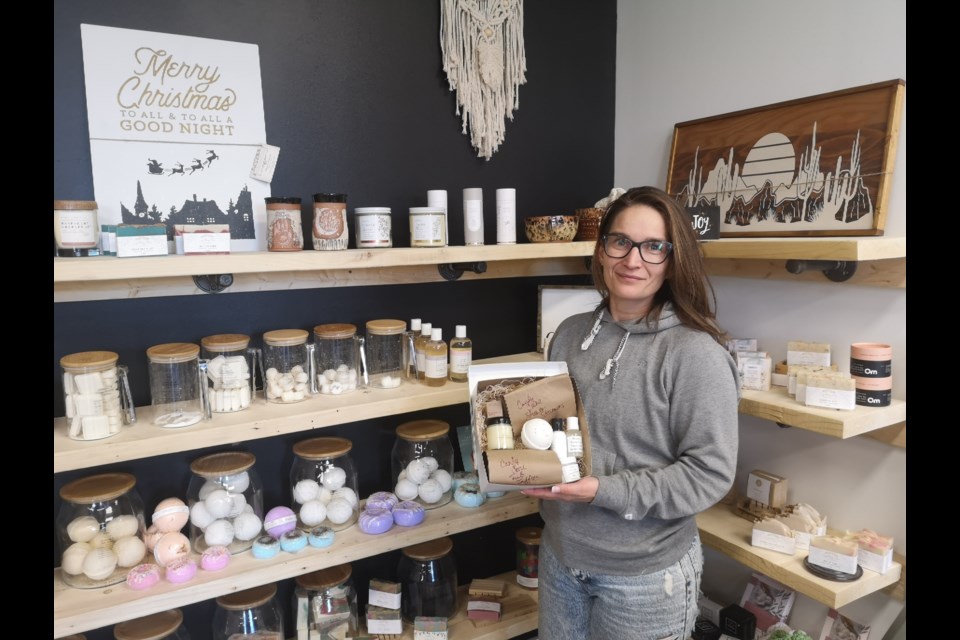Laurie Hysuick is the owner of Mitny Refillery, located at 5 Manitoba Street East.