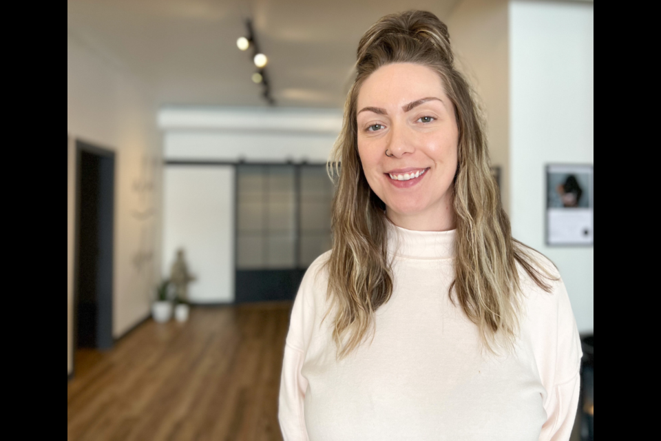 Katie Bookout is the owner and sole operator of Orange Door Collective Wellness