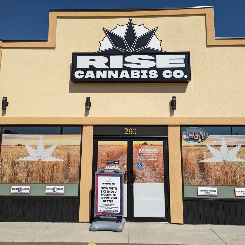 Rise Cannabis storefront