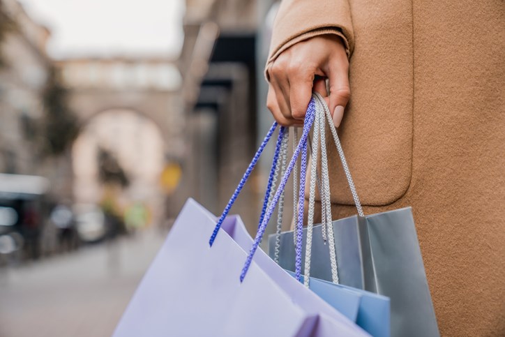 shopping bags getty images