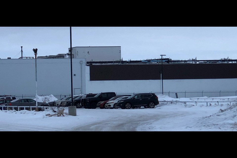 The north side of the sow processing plant, as seen from Caribou Street. Photo by Jason G. Antonio 