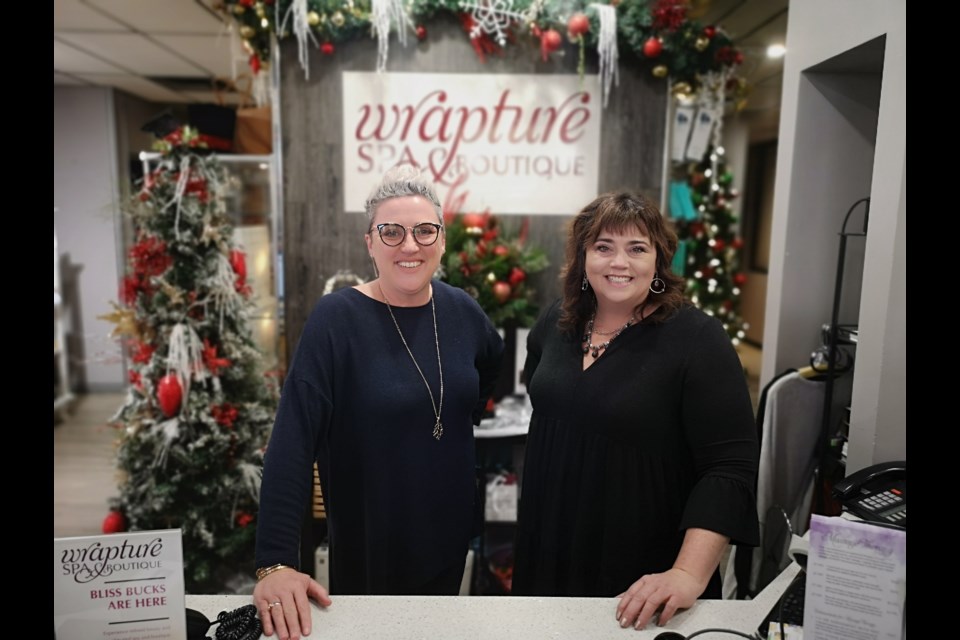 Wrapture Spa & Boutique is celebrating 25 years in Moose Jaw's historic downtown this year. The spa's owner, Vicki Watson, is on the right.