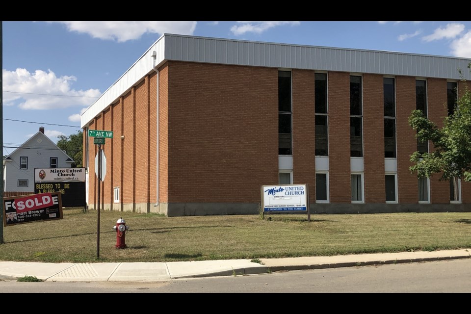 Minto United Church is located at 1036 Seventh Avenue Northwest. Photo by Jason G. Antonio