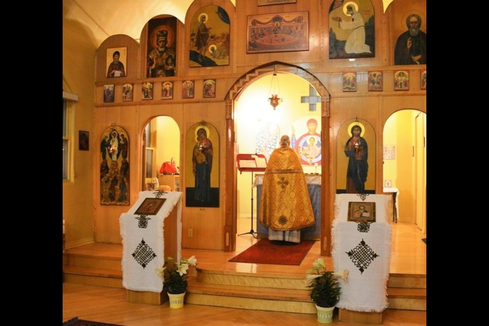  Holy Trinity Orthodox Church celebrates an Easter service in 2017. Photos courtesy Holy Trinity Orthodox Church