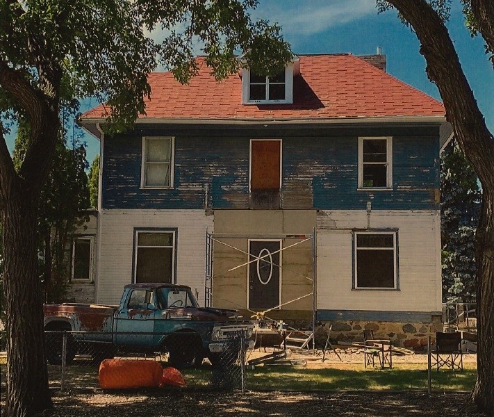 Property owner Blair Zopf has been cleaning up his property at 1008 Alder Avenue. Photo courtesy City of Moose Jaw