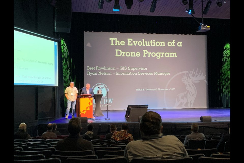Bret Rowlinson and Ryan Nelson won the award for best presentation at the 2023 MISA conference in Edmonton.