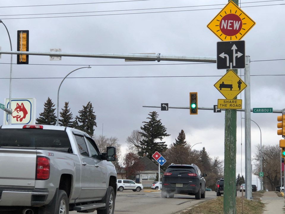 Caribou n Ninth intersection