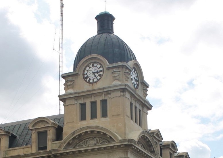 City hall's clock tower. (file photo)