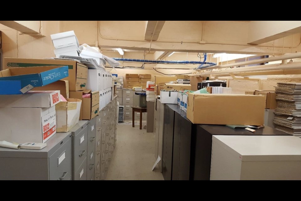 City hall had an archaic archiving system that had grown over eight decades and wasn't as modern as the city clerk's office wanted. Photo courtesy City of Moose Jaw