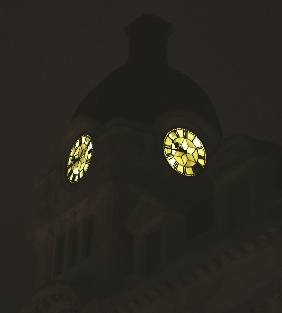 Clock tower yellow