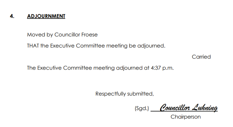executive committee minutes per diem april 2021 robert thomas part two