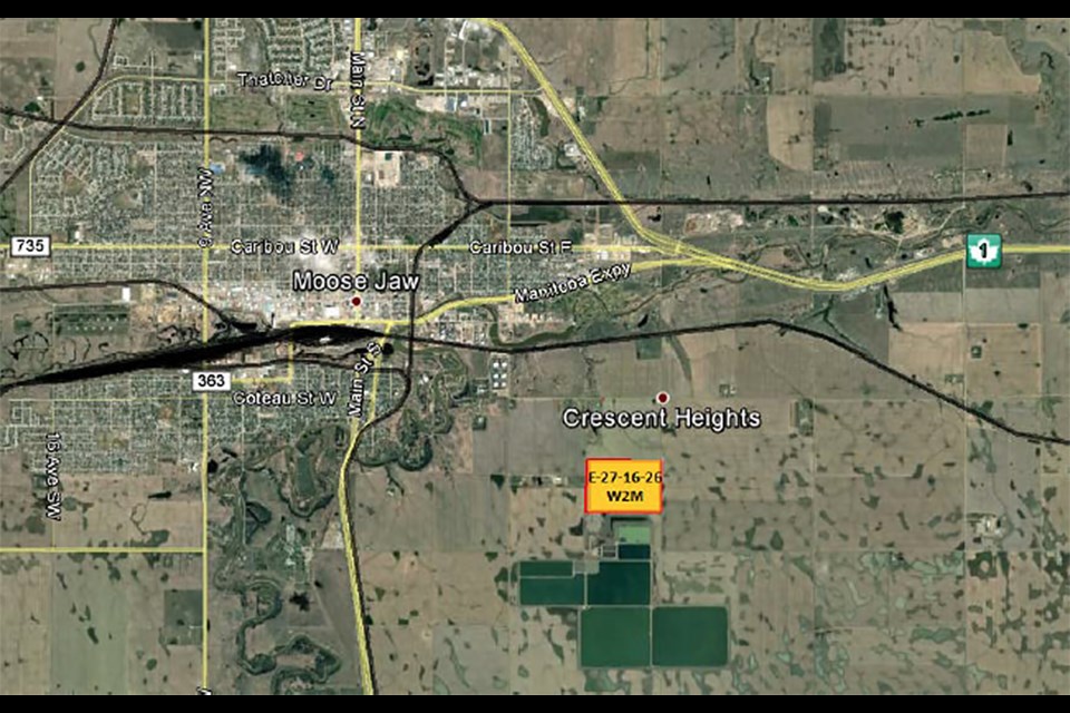 The location of the new SaskPower combined natural gas facility. Supplied photo