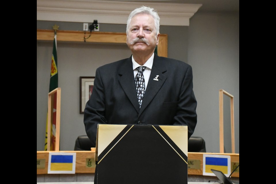 Mayor Clive Tolley speaks during the event. Photo by Jason G. Antonio 