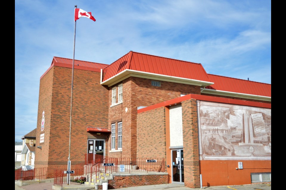 The Royal Canadian Legion Moose Jaw Branch 59. (Matthew Gourlie photograph)