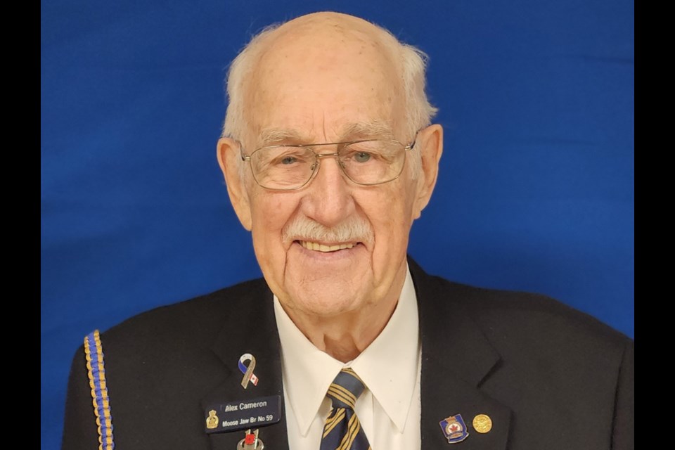 Alex Cameron is among Moose Jaw Legion members to receive a 50-year pin.